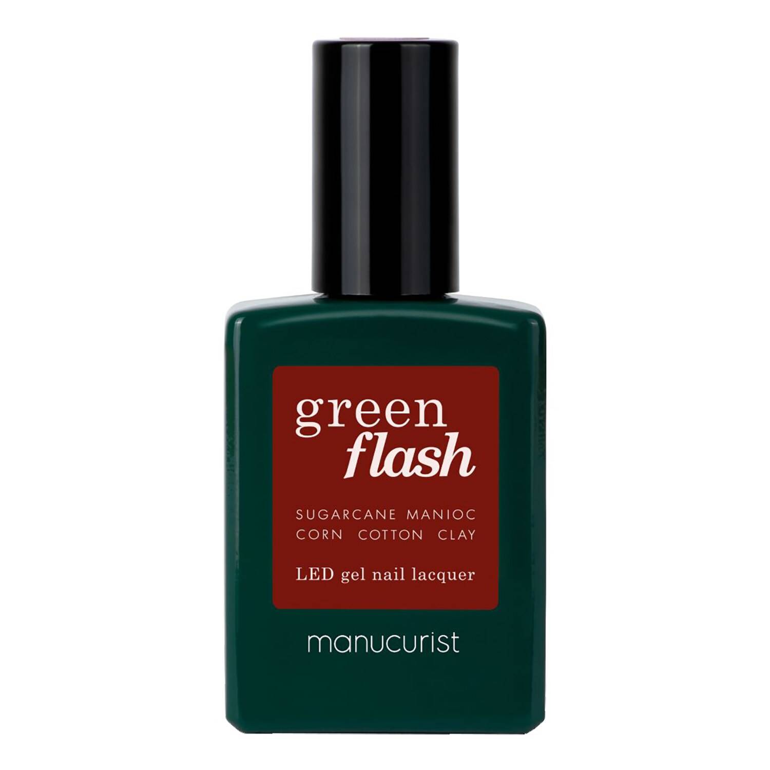 Manucurist Green Flash Led Nail Polish 15Ml Green Flash - Dark Pansy 15Ml