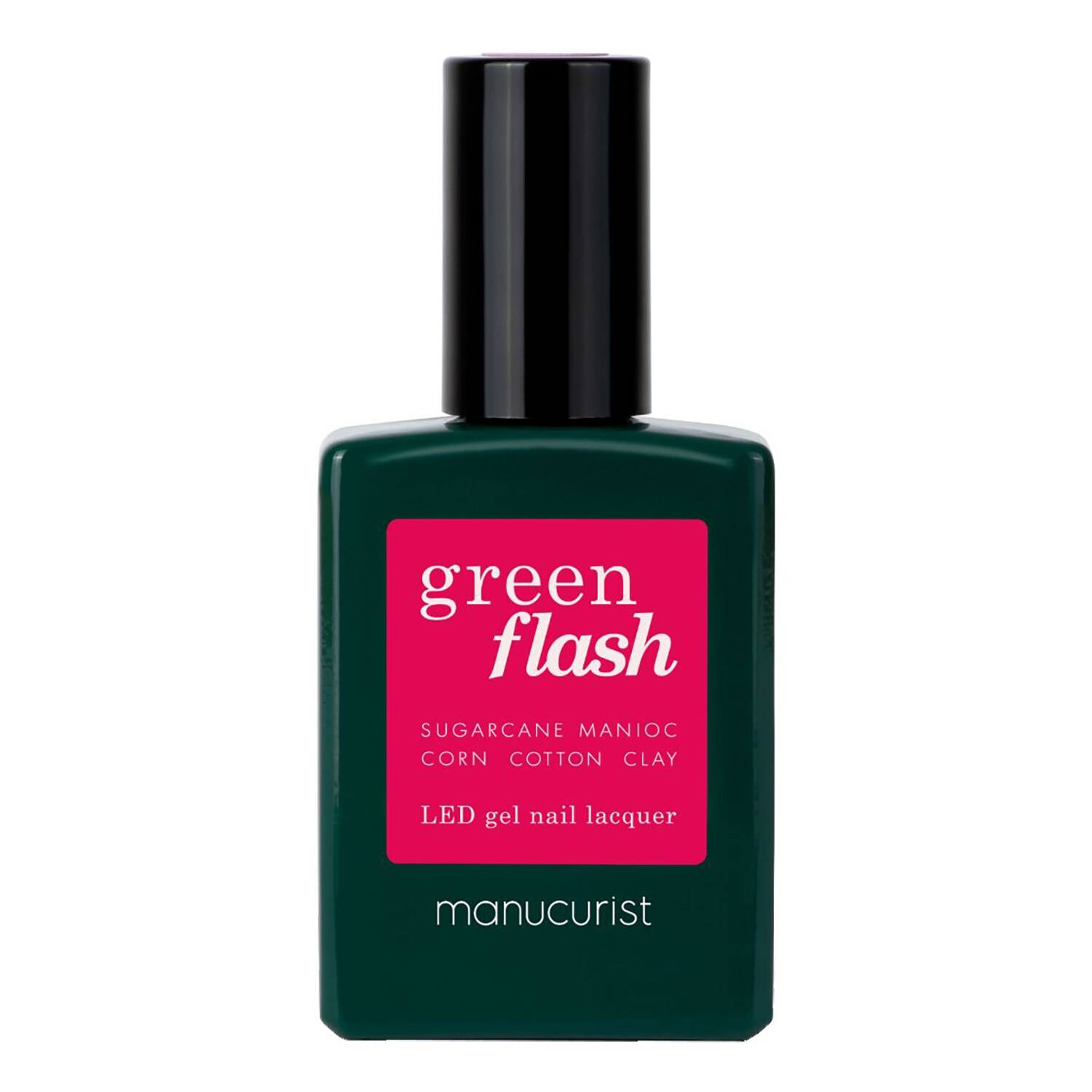 Manucurist Green Flash Led Nail Polish 15Ml Green Flash - Peonie 15Ml
