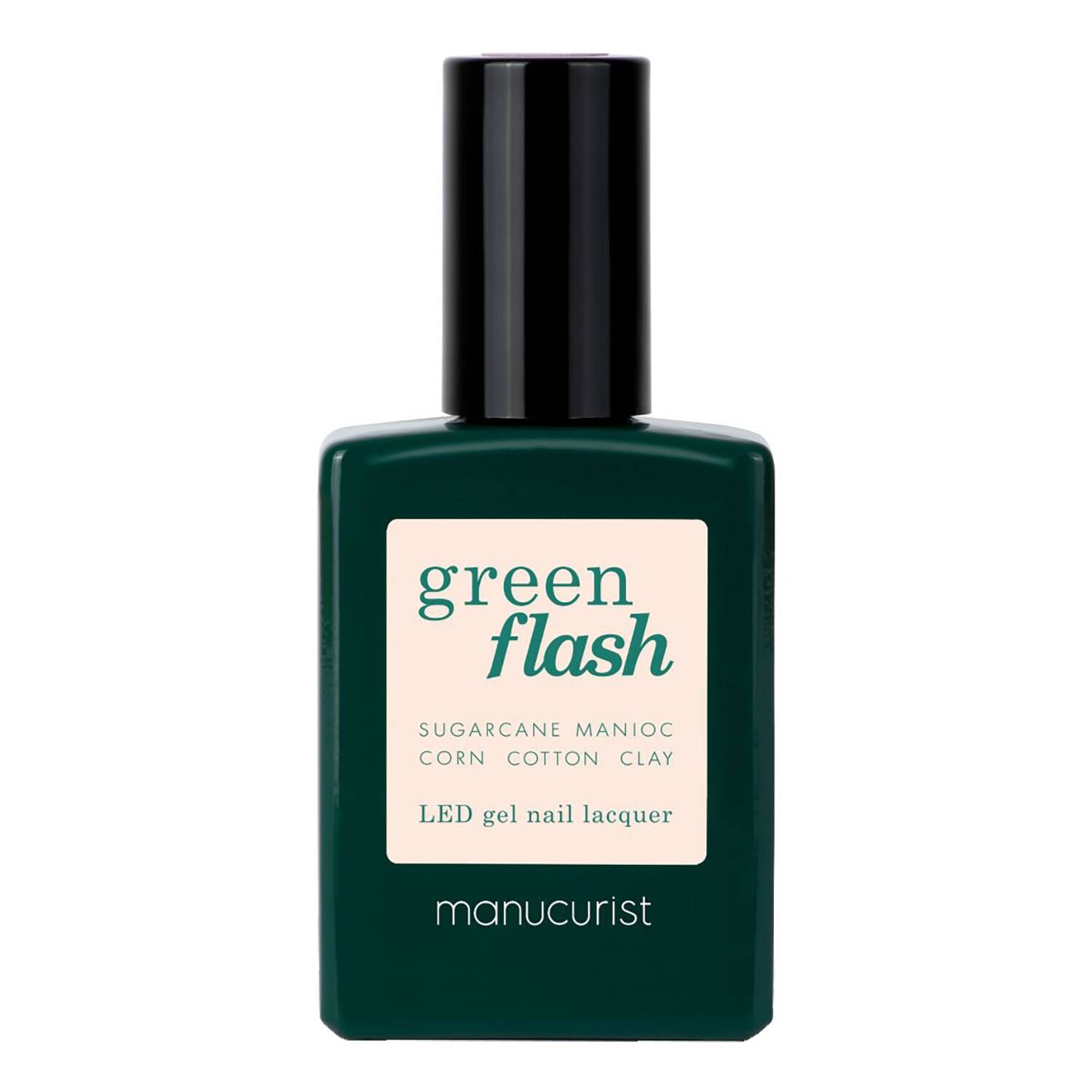 Manucurist Green Flash Led Nail Polish 15Ml Green Flash - Nude 15Ml