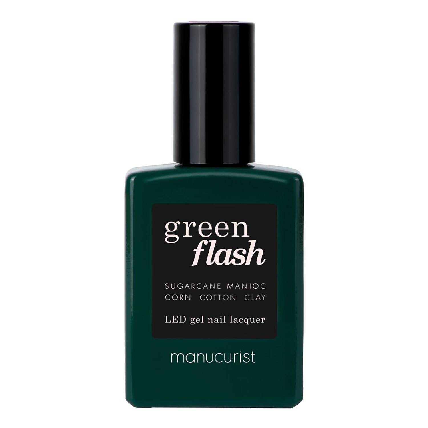 Manucurist Green Flash Led Nail Polish 15Ml Green Flash - Licorice 15Ml