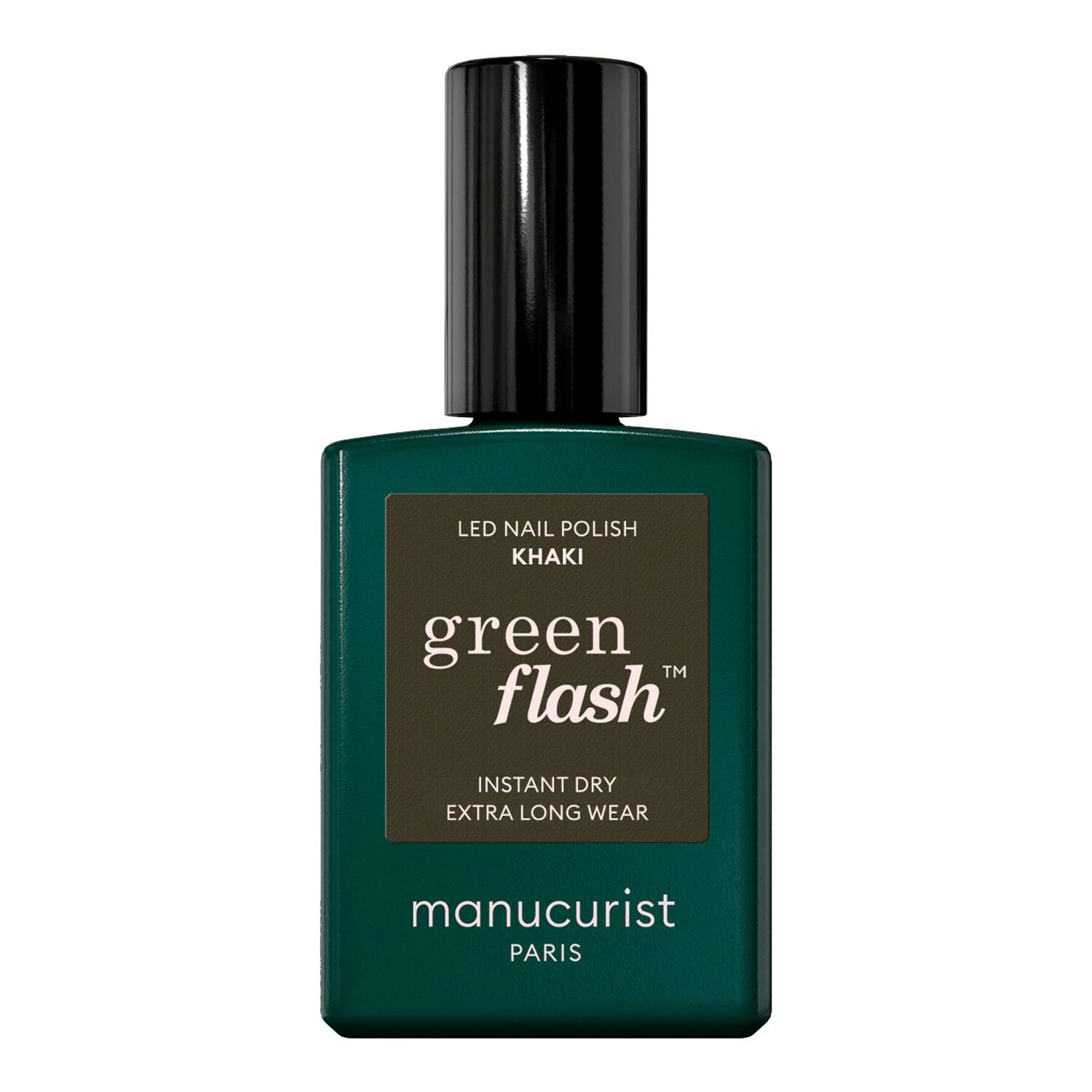 Manucurist Green Flash Led Nail Polish 15Ml Khaki