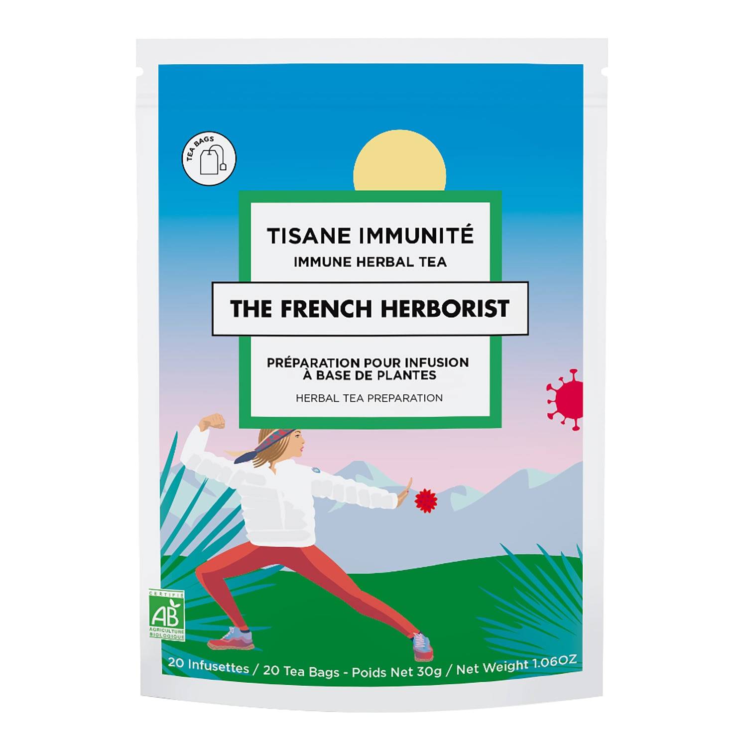 The French Herborist Immune Herbal Tea 20 Bags