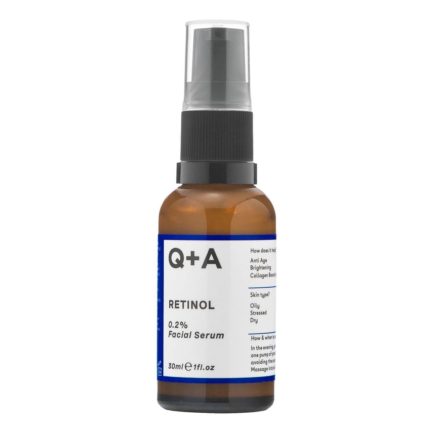Q+A Retinol 0.2% Serum 30Ml