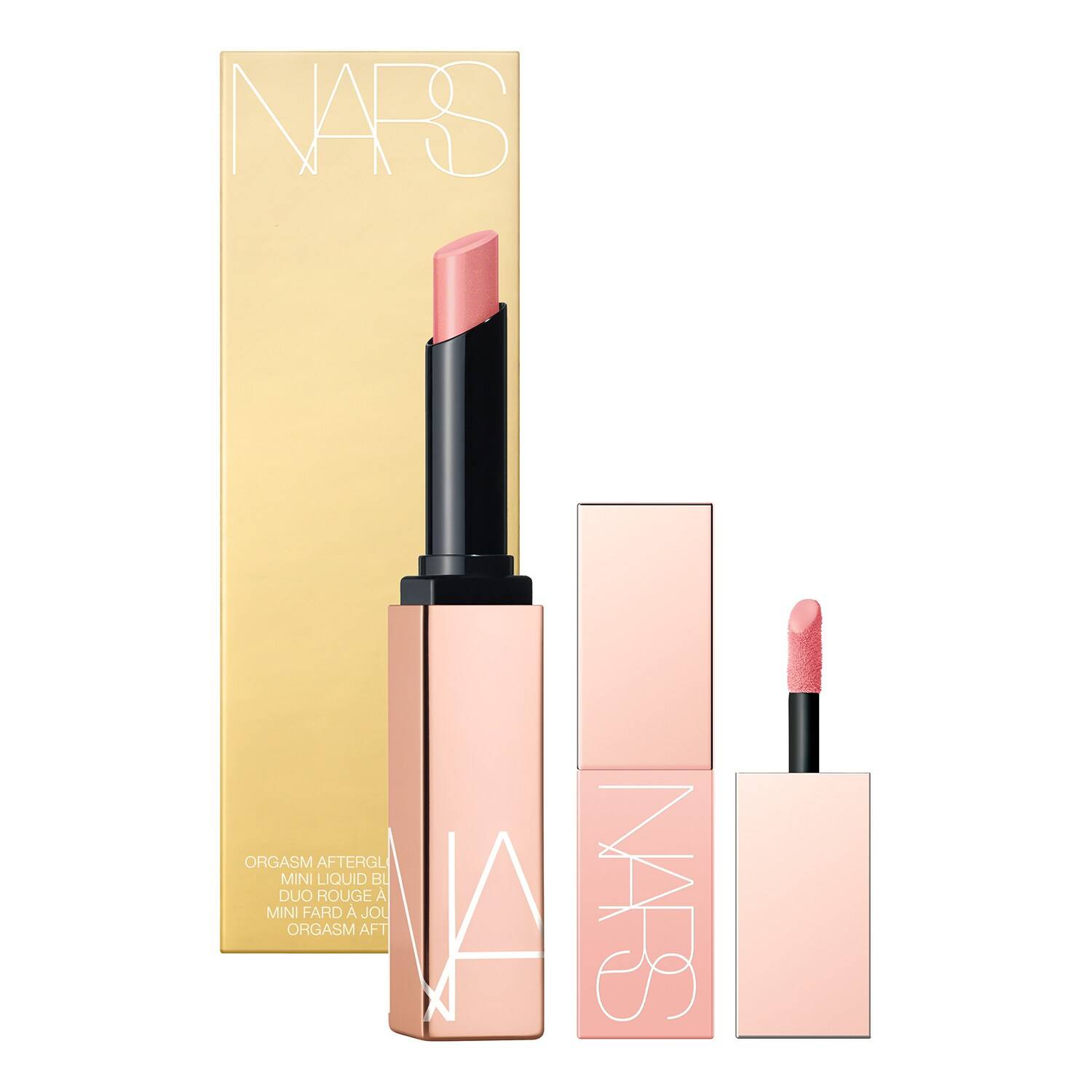 Nars Orgasm Afterglow Lipstick&Mini Liquid Blush Duo