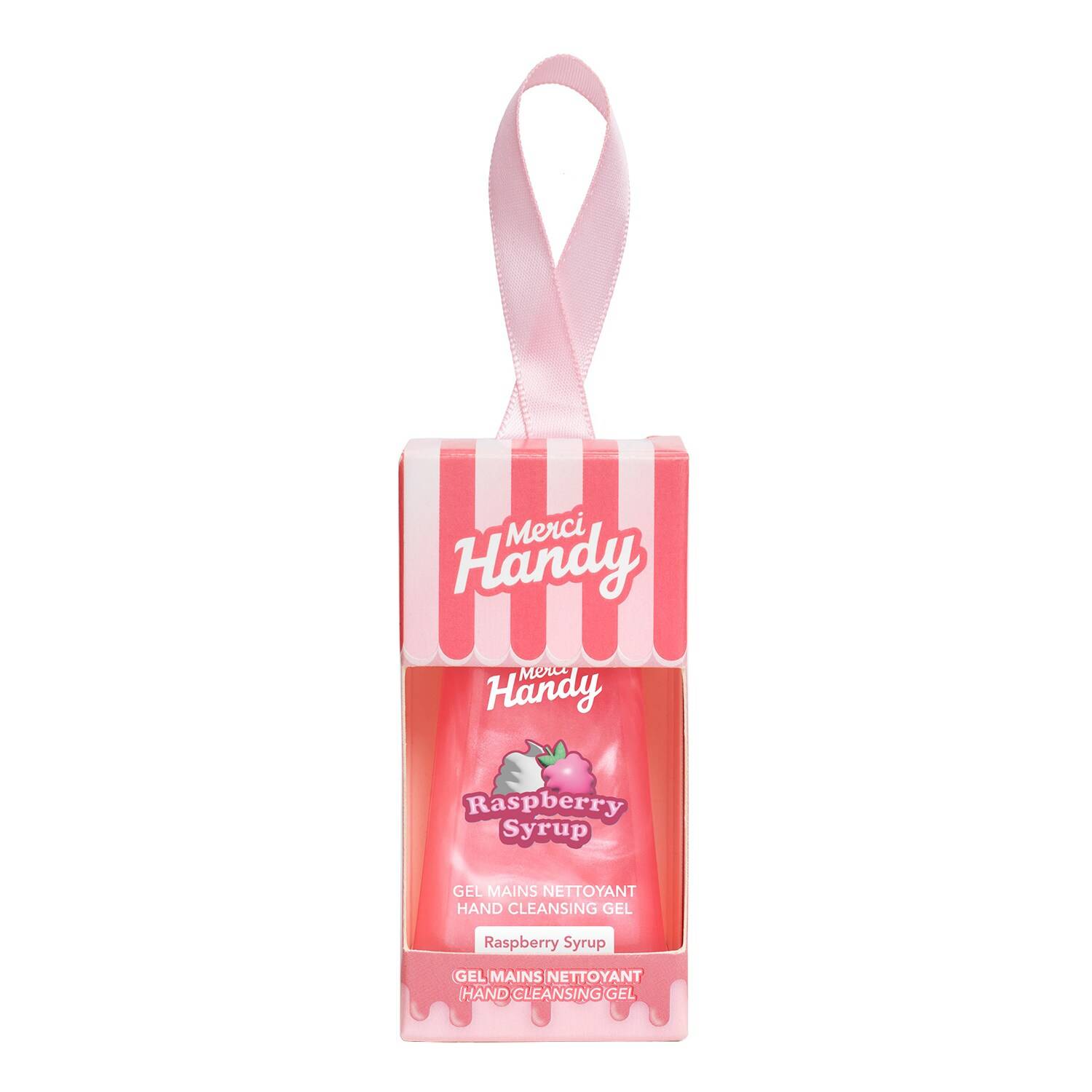 Merci Handy Hanger Gel Hand Cleanser Raspberry Syrup 30Ml