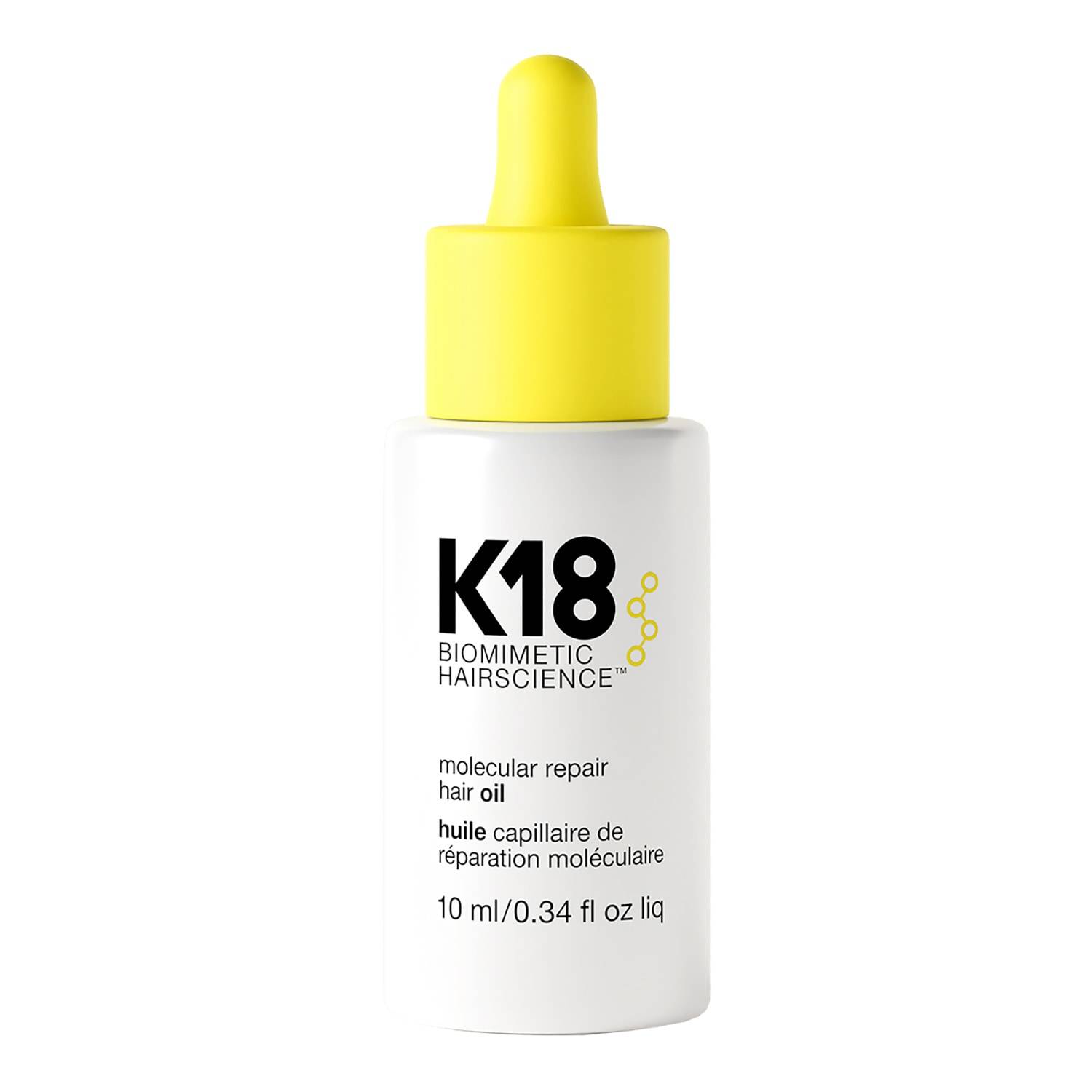 K18 Molecular Repair Hair Oil - Smooth + Repair Damaged Hair 10Ml