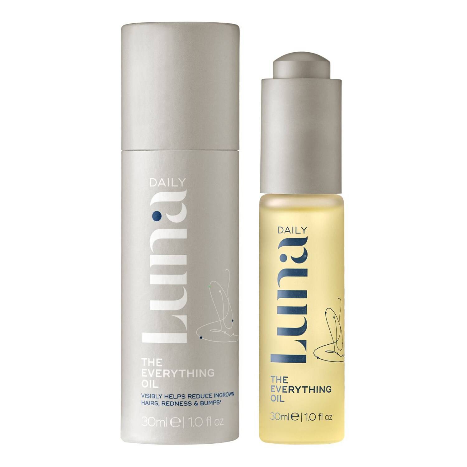 Luna Daily The Everywhere Oil For Ingrowns, Redness + Bumps With Rosehip Oil 30Ml