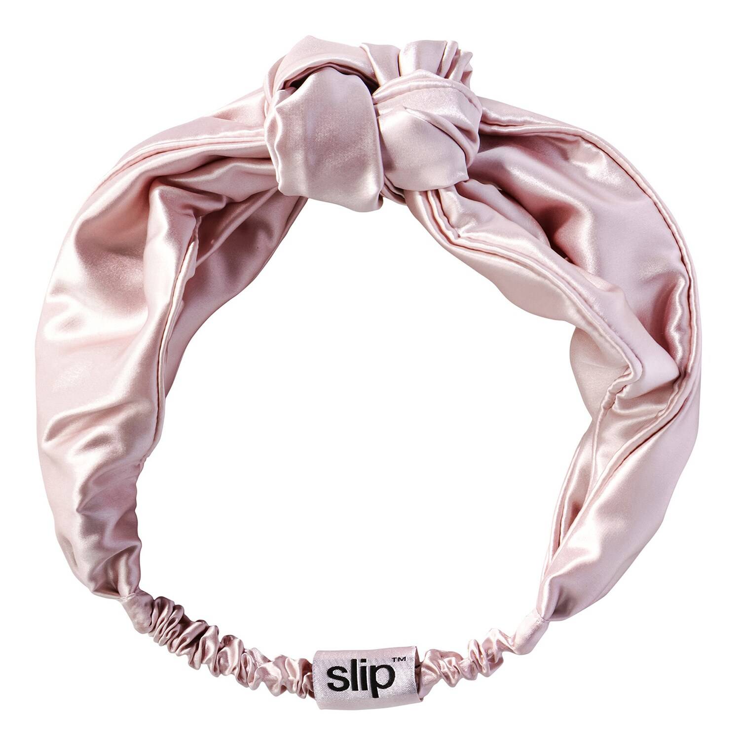 Slip Pure Silk Knot Headband Pink