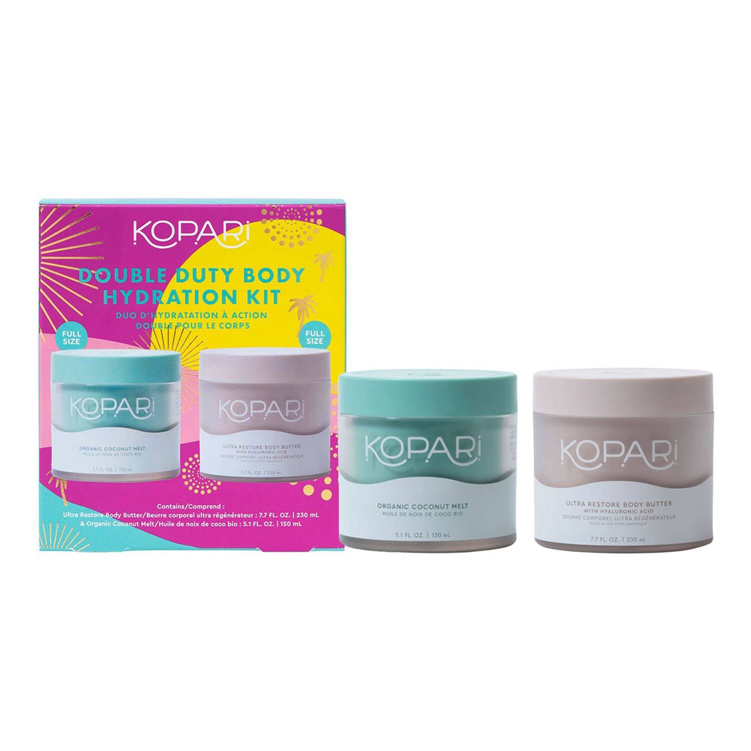 Kopari Double Duty Body Hydration Kit