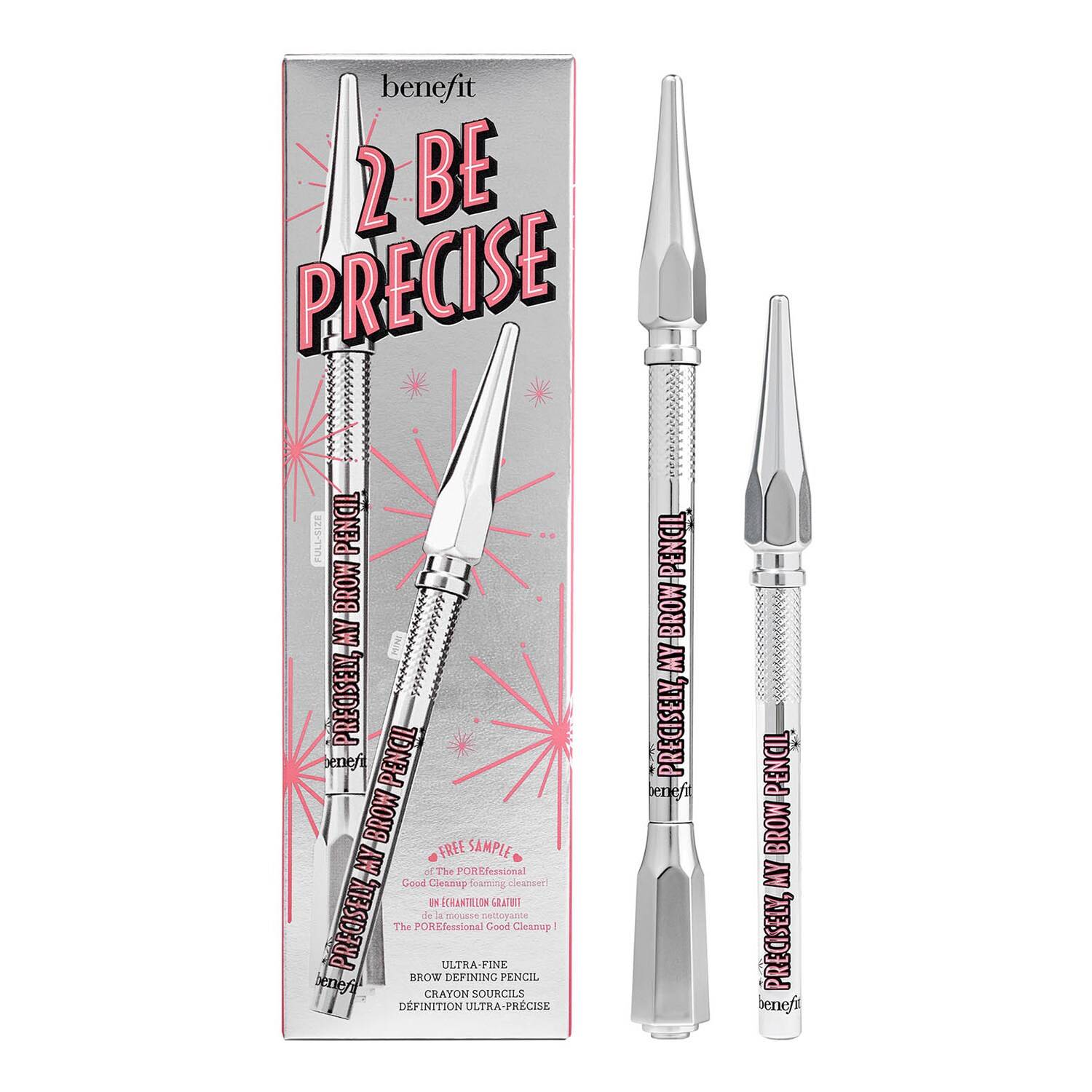 Benefit Cosmetics 2 Be Precise Precisely My Brow Pencil Duo Netural Medium Brown