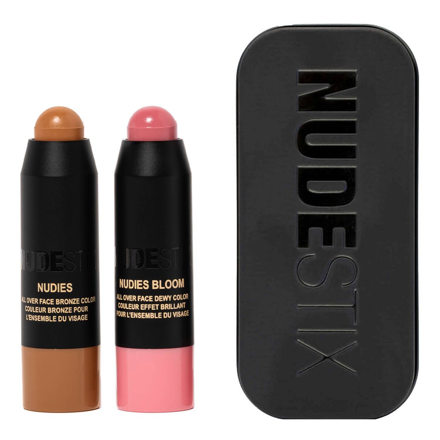 Nudestix Pink Blush & Nude Bronze Mini Cream Stick Kit