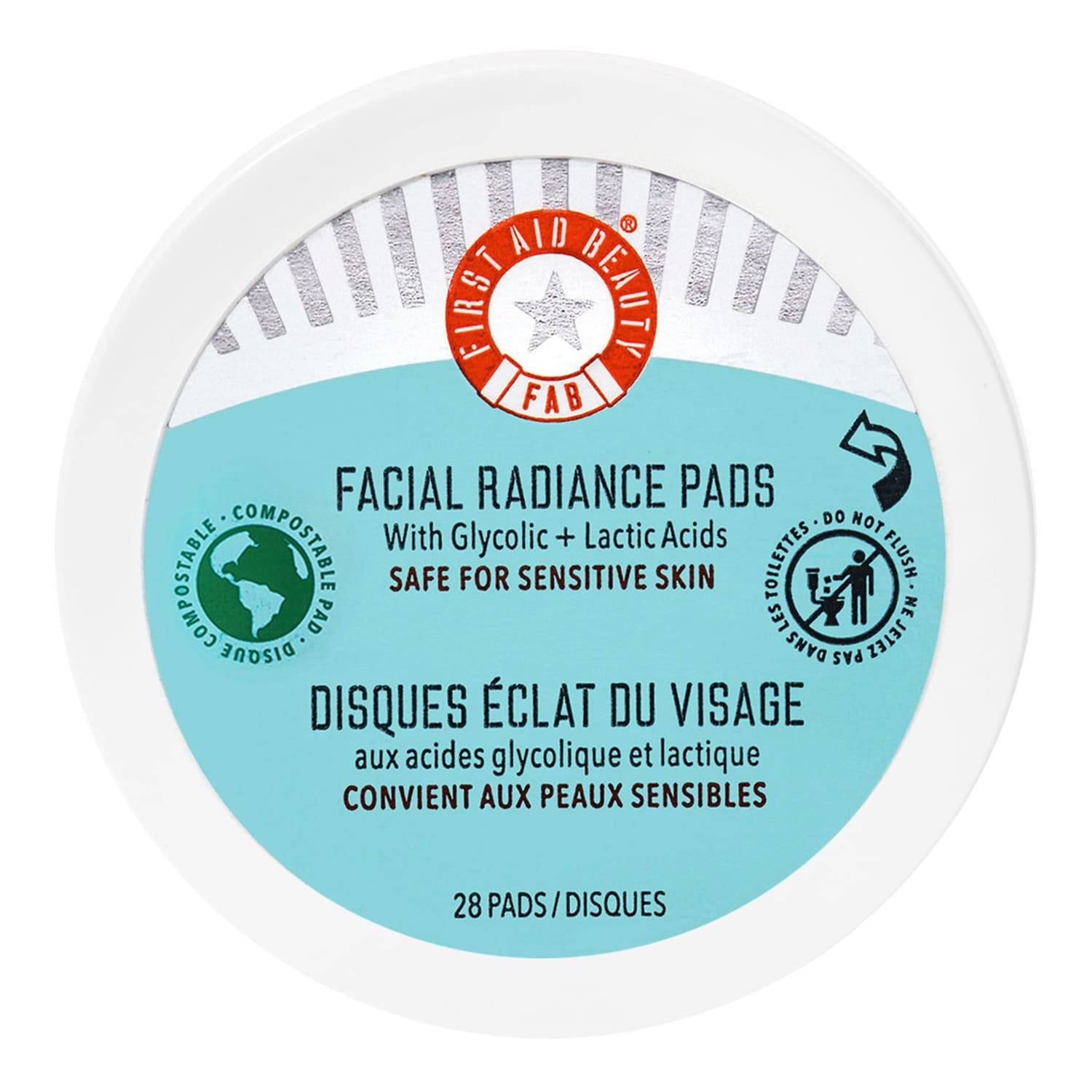 First Aid Beauty Kp Bump Eraser Body Scrub 10% Aha 28 Pads