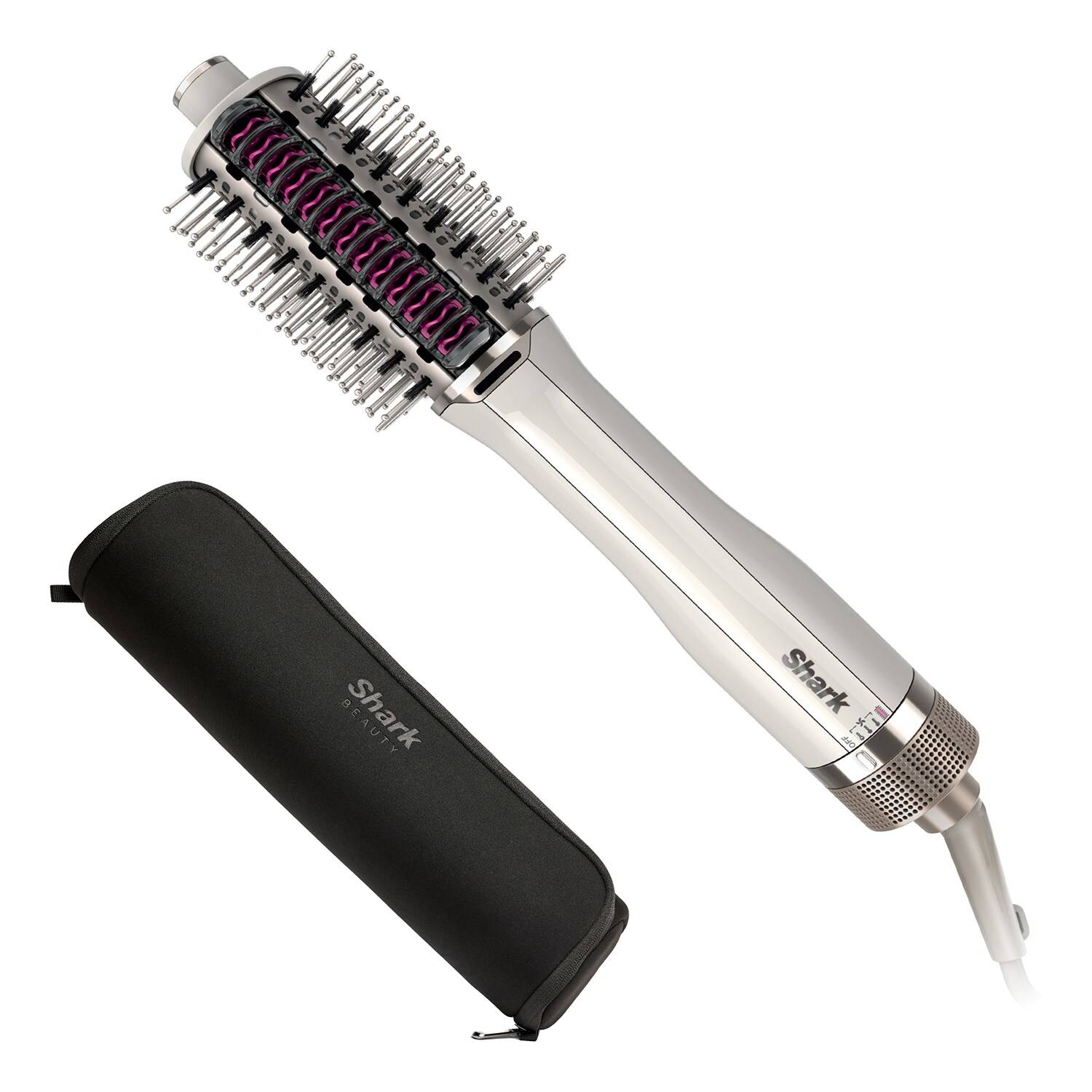 Shark Smoothstyle Heated Brush & Smoothing Comb With Storage Bag Set
