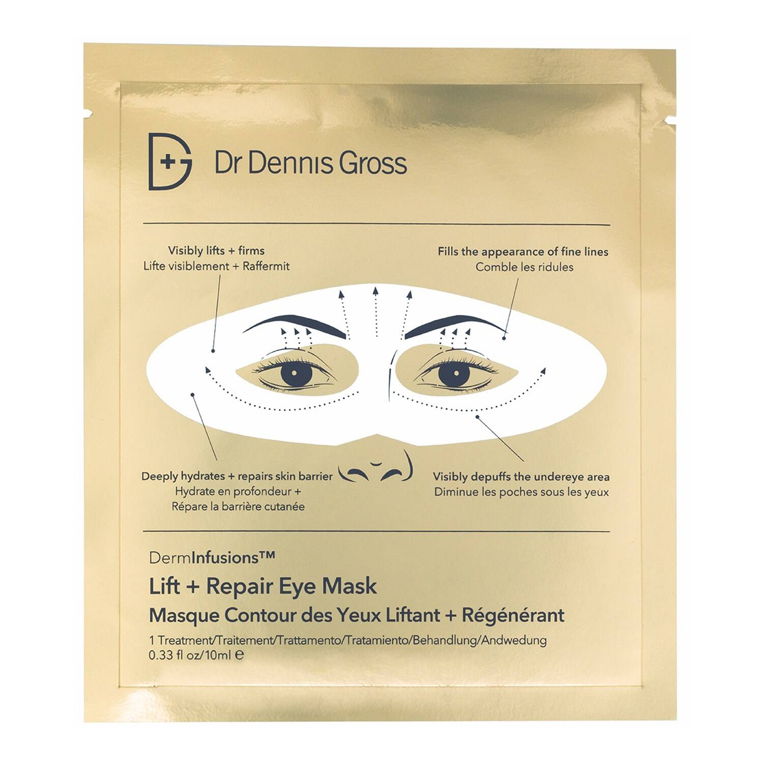 Dr Dennis Gross Derminfusions Lift + Repair Eye Mask 10Ml