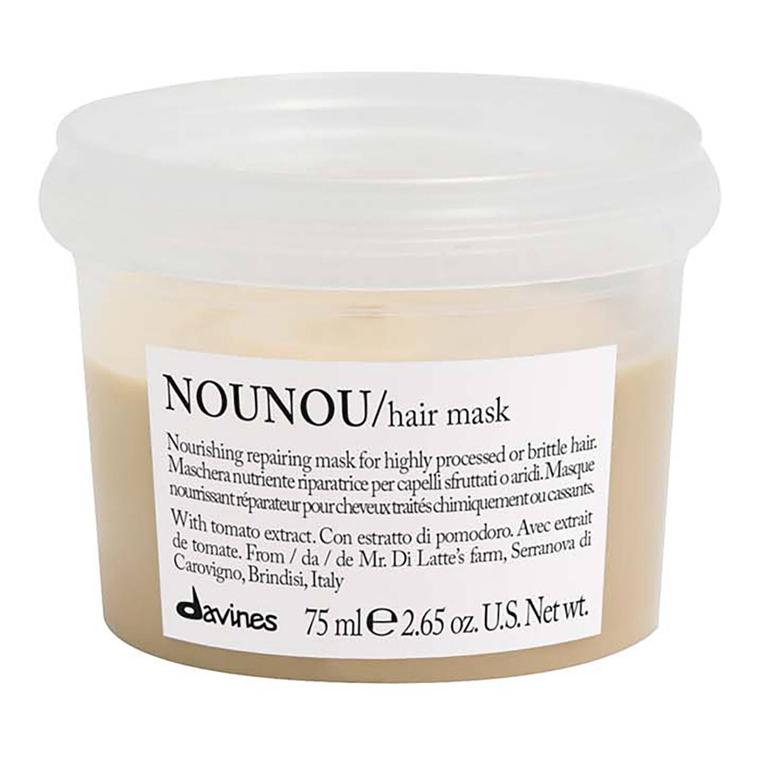 Davines Nounou Hair Mask 75Ml