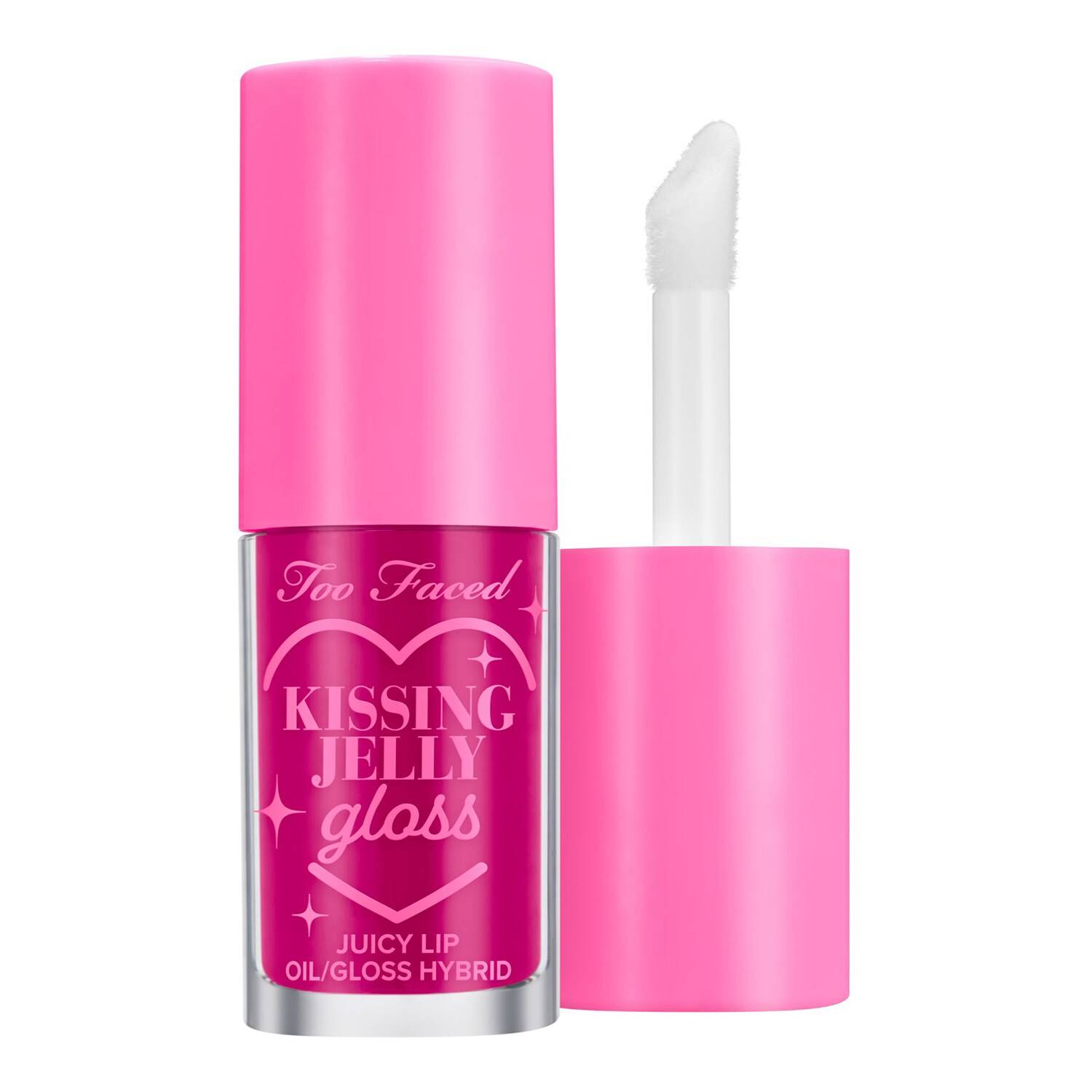 Too Faced Kissing Jelly Lip Oil Gloss 4.5Ml Raspberry
