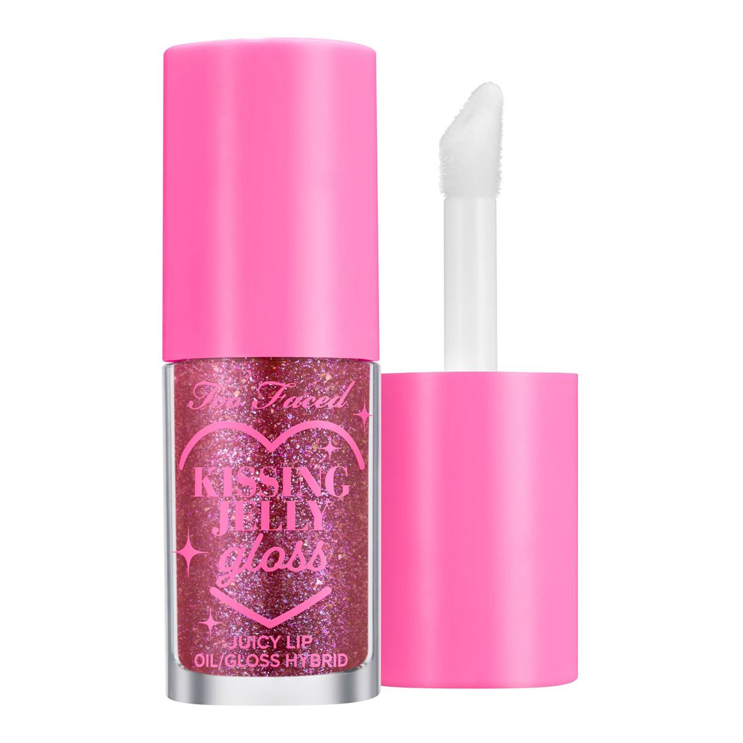 Too Faced Kissing Jelly Lip Oil Gloss 4.5Ml Grape Soda
