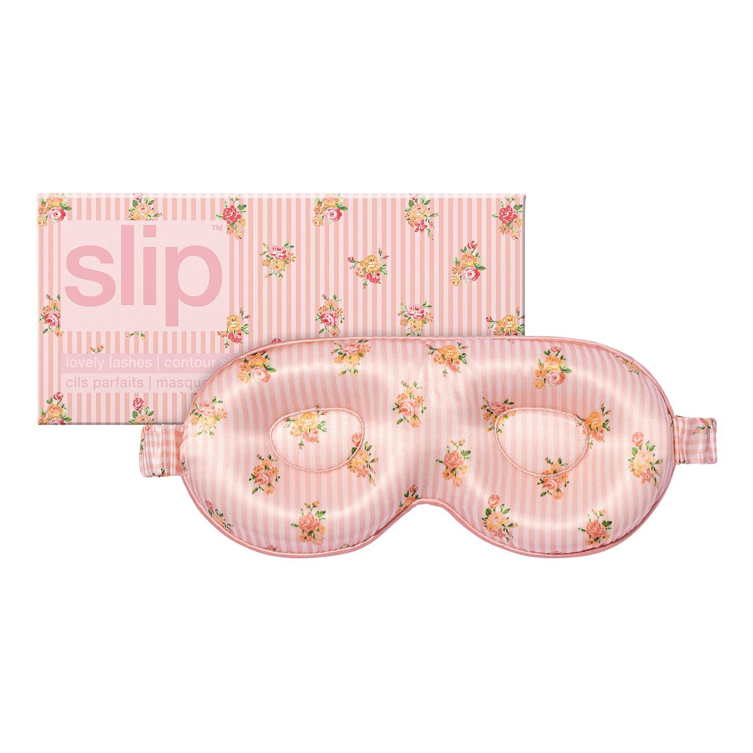 Slip Pure Silk Contour Sleep Mask Petal