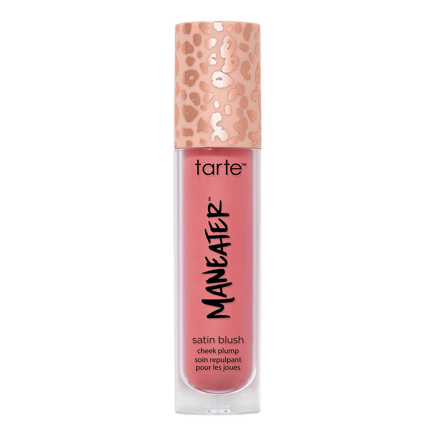 TARTE Maneater Satin Blush Cheek Plump Blush 8ml Warm Pink