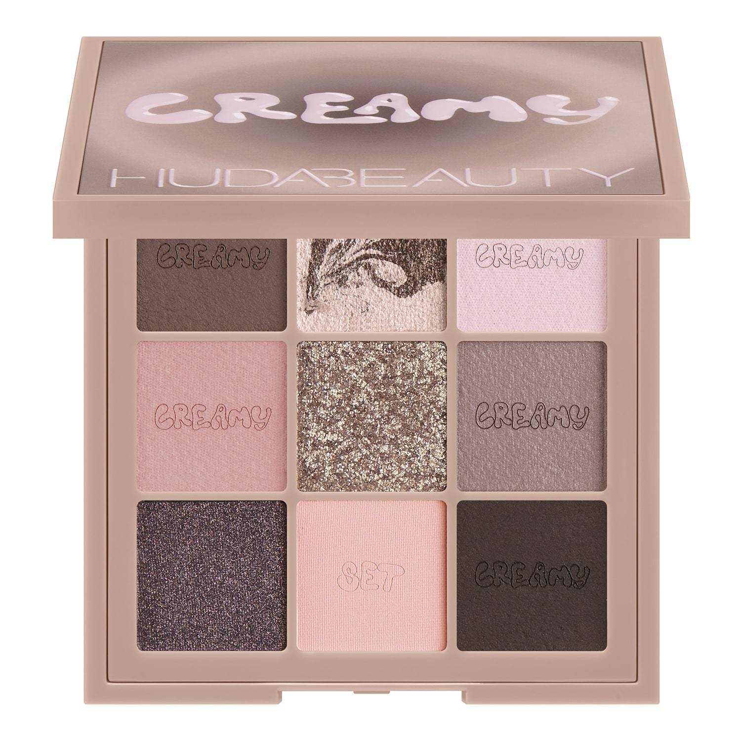 Huda Beauty Creamy Obsessions Eyeshadow Palette Grey (8,22G)