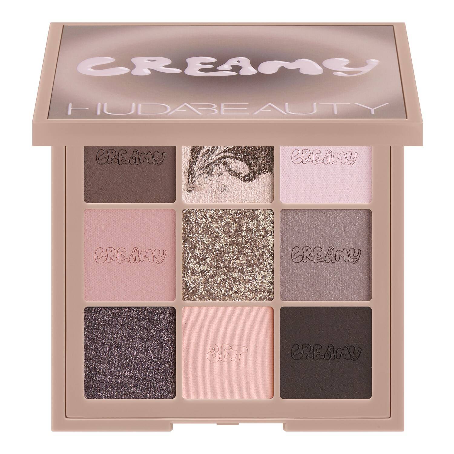 Huda Beauty Creamy Obsessions Eyeshadow Palette Grey (8,22G)