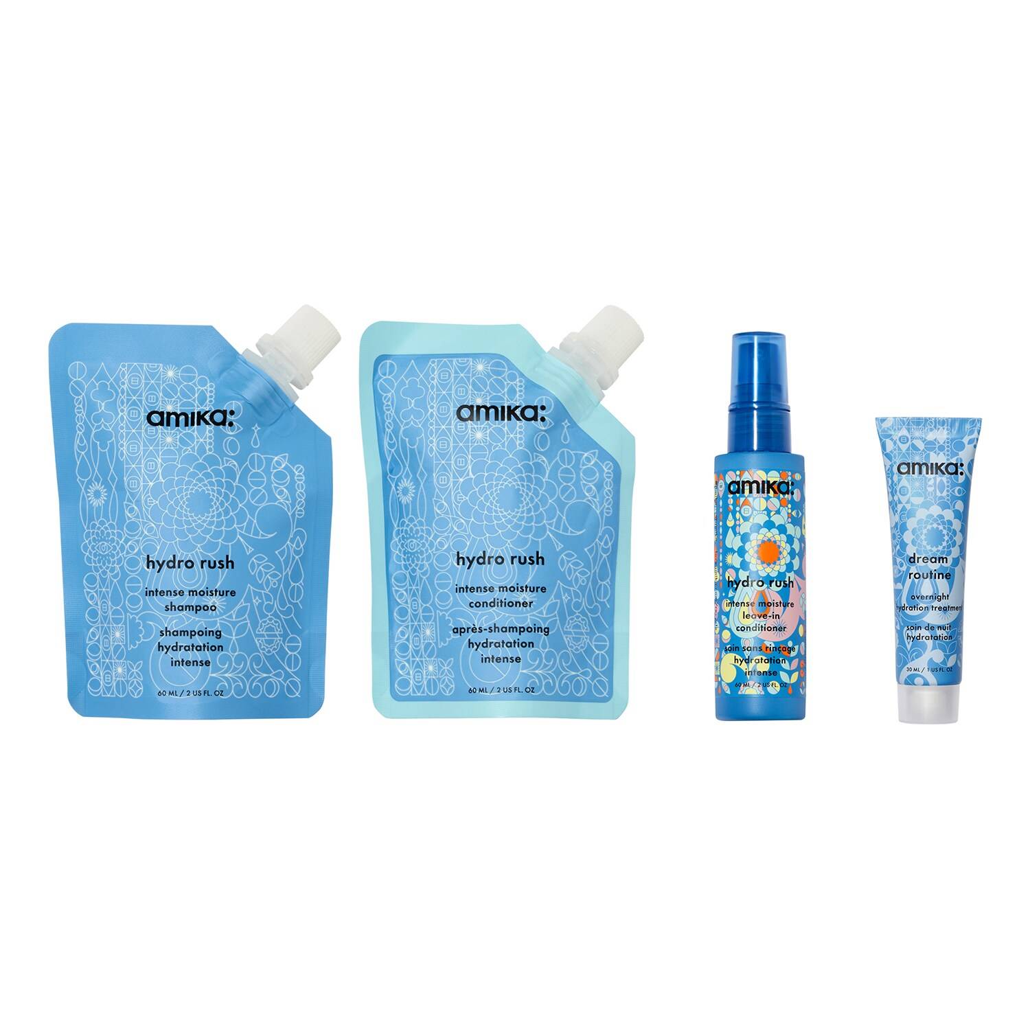 Amika Hydro Dream Hydration Routine Trial Set