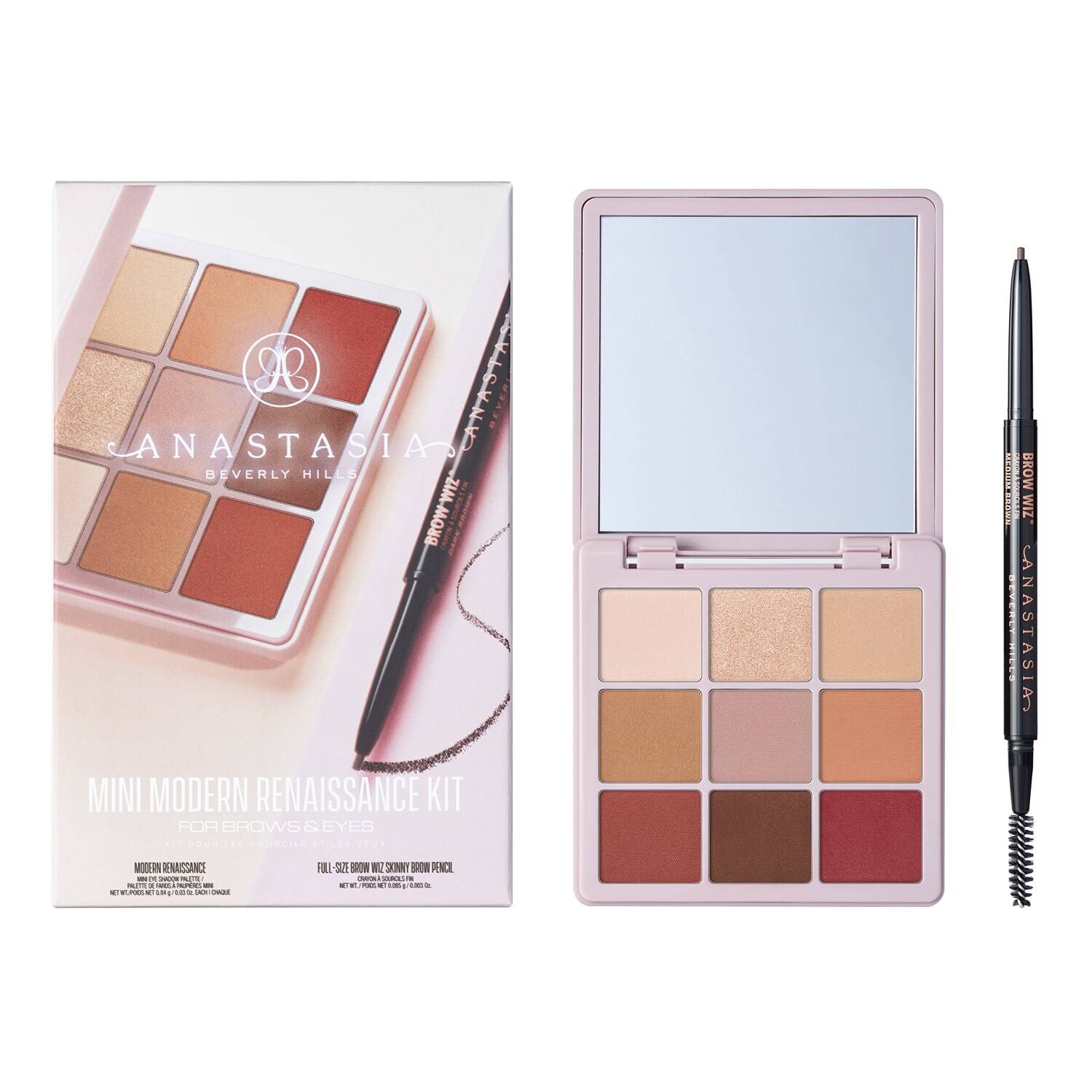 Anastasia Beverly Hills Mini Modern Renaissance - Kit For Brows And Eyes Dark Brown