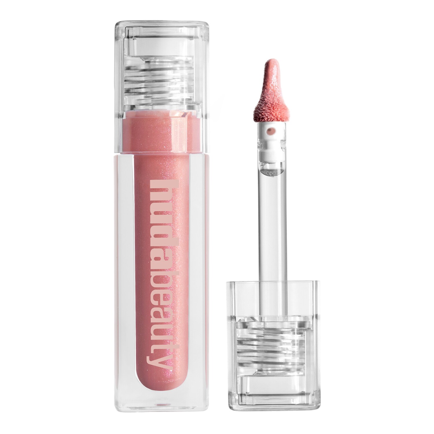 Huda Beauty Faux Filler Extra Shine Lip Gloss 3.9Ml Icy Nude She Flirty