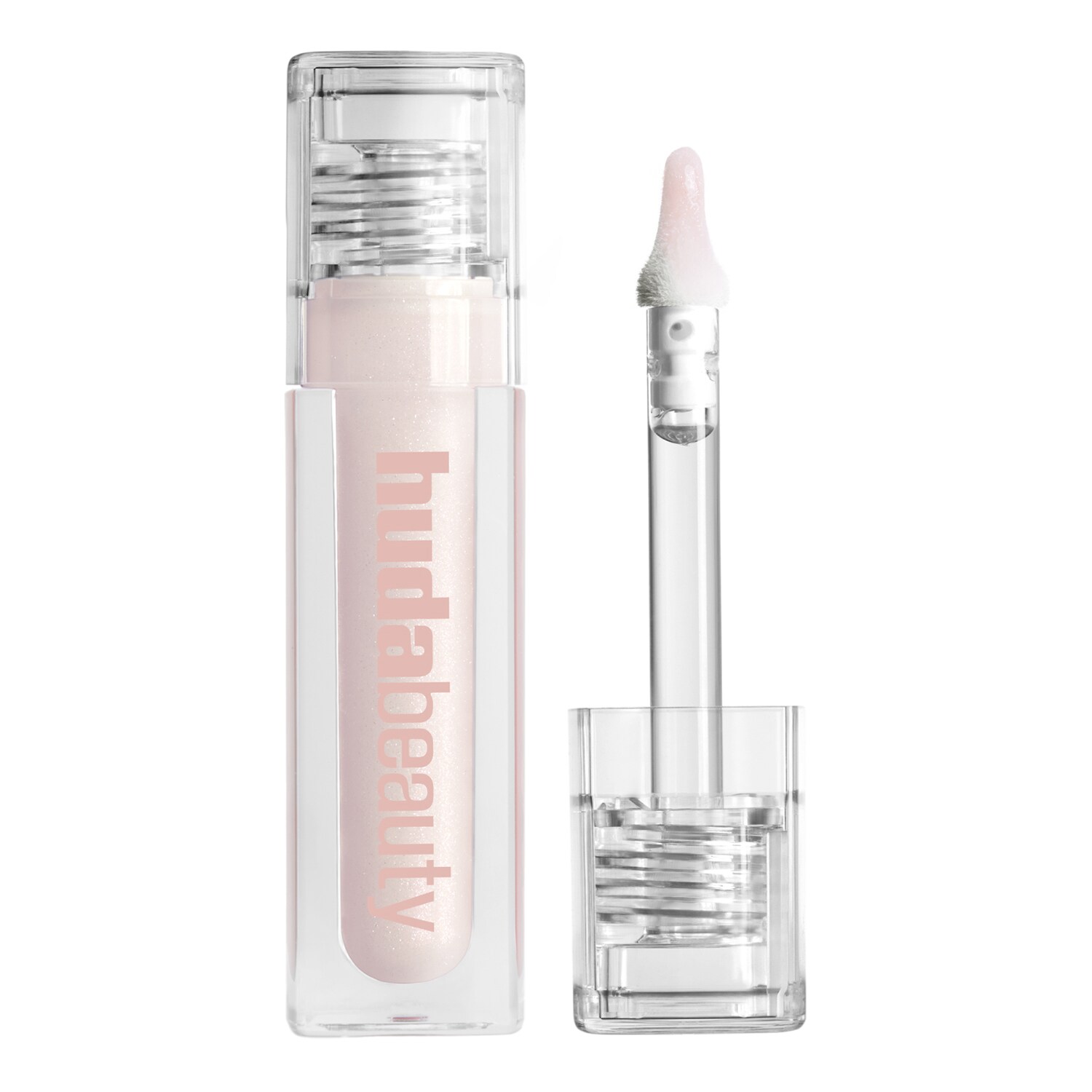 Huda Beauty Faux Filler Extra Shine Lip Gloss 3.9Ml Icy Nude She Glitzy