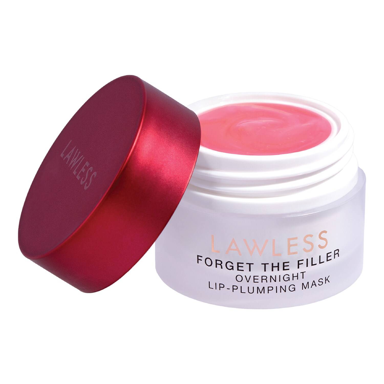 Lawless Beauty Forget The Filler Overnight Lip Plumping Mask 8Ml Cherry Vanilla
