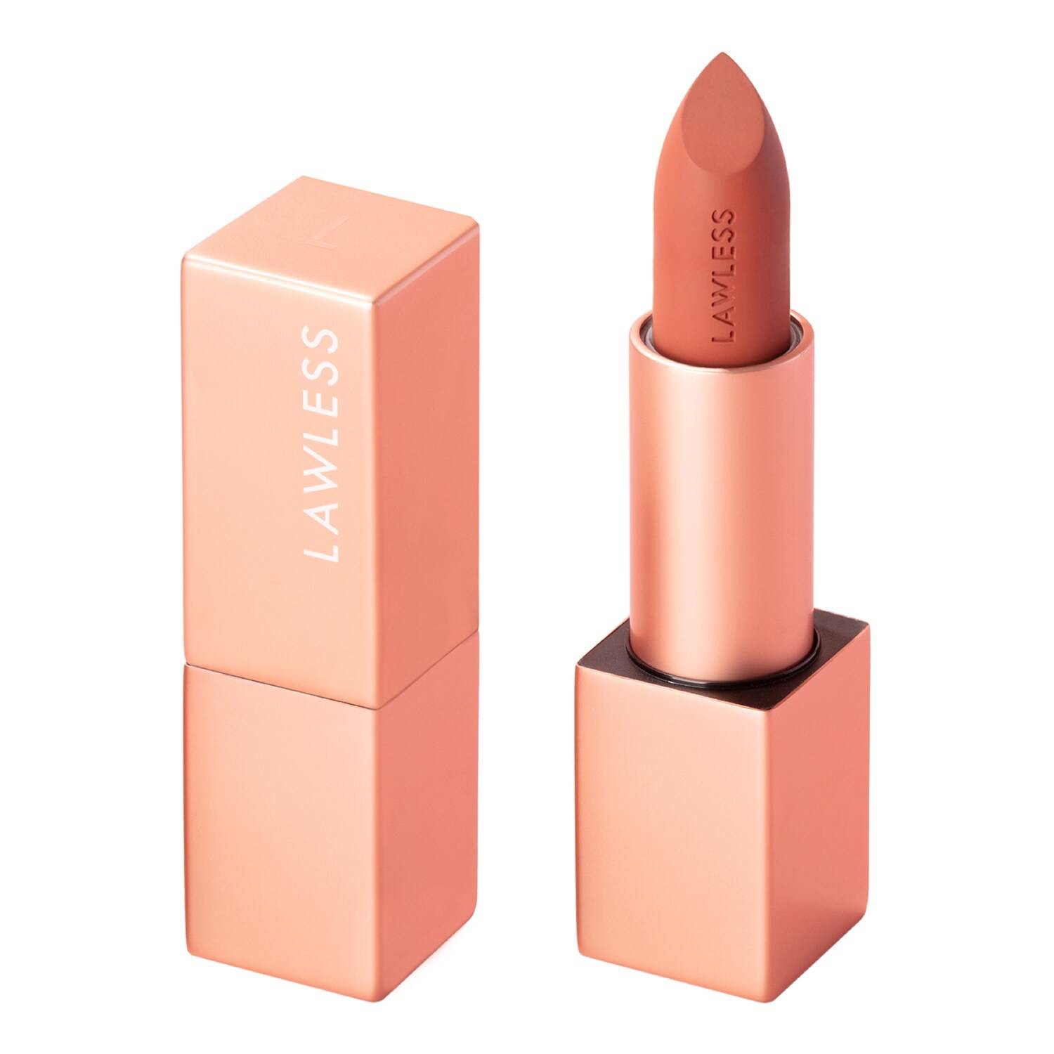 Lawless Beauty Forget The Filler Lip Plumping Line-Smoothing Satin Cream Lipstick 3.7G Cookie