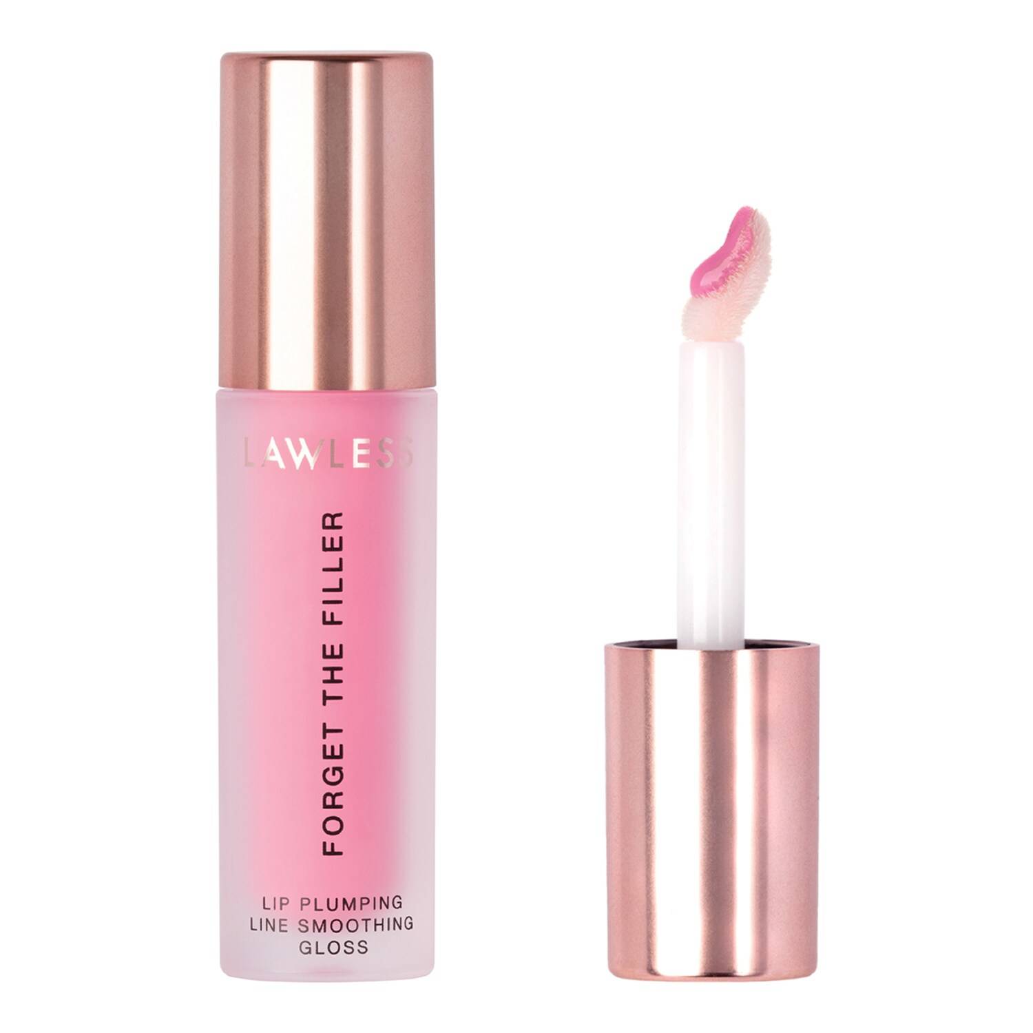 Lawless Beauty Forget The Filler Lip Plumper Line Smoothing Gloss 3.3Ml Daisy Pink