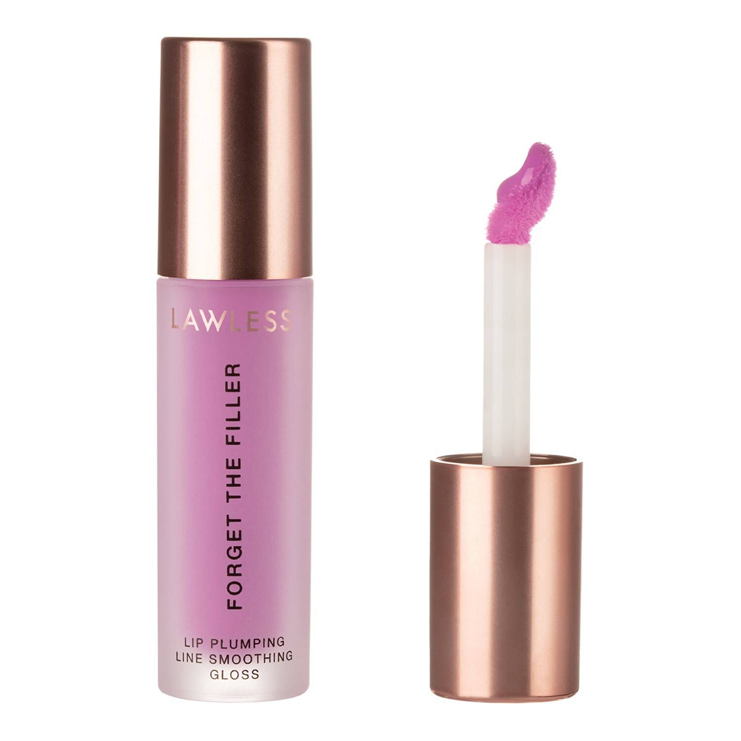 Lawless Beauty Forget The Filler Lip Plumper Line Smoothing Gloss 3.3Ml Violet Bloom