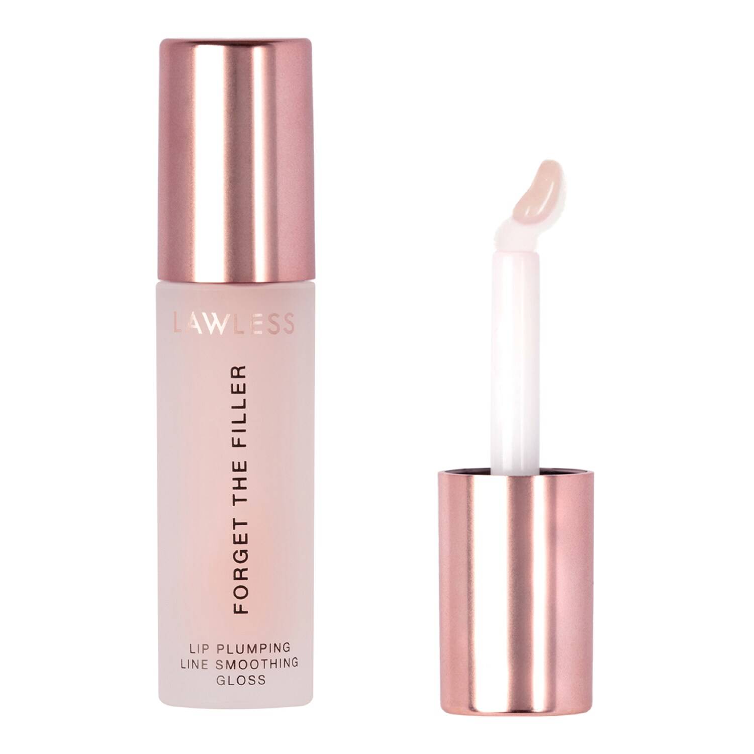 Lawless Beauty Forget The Filler Lip Plumper Line Smoothing Gloss 3.3Ml Rosy Outlook