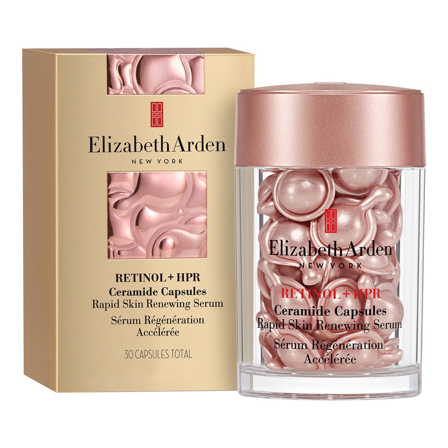 Elizabeth Arden Retinol + Hpr Ceramide Capsules Rapid Skin Renewing Serum 30 Pieces