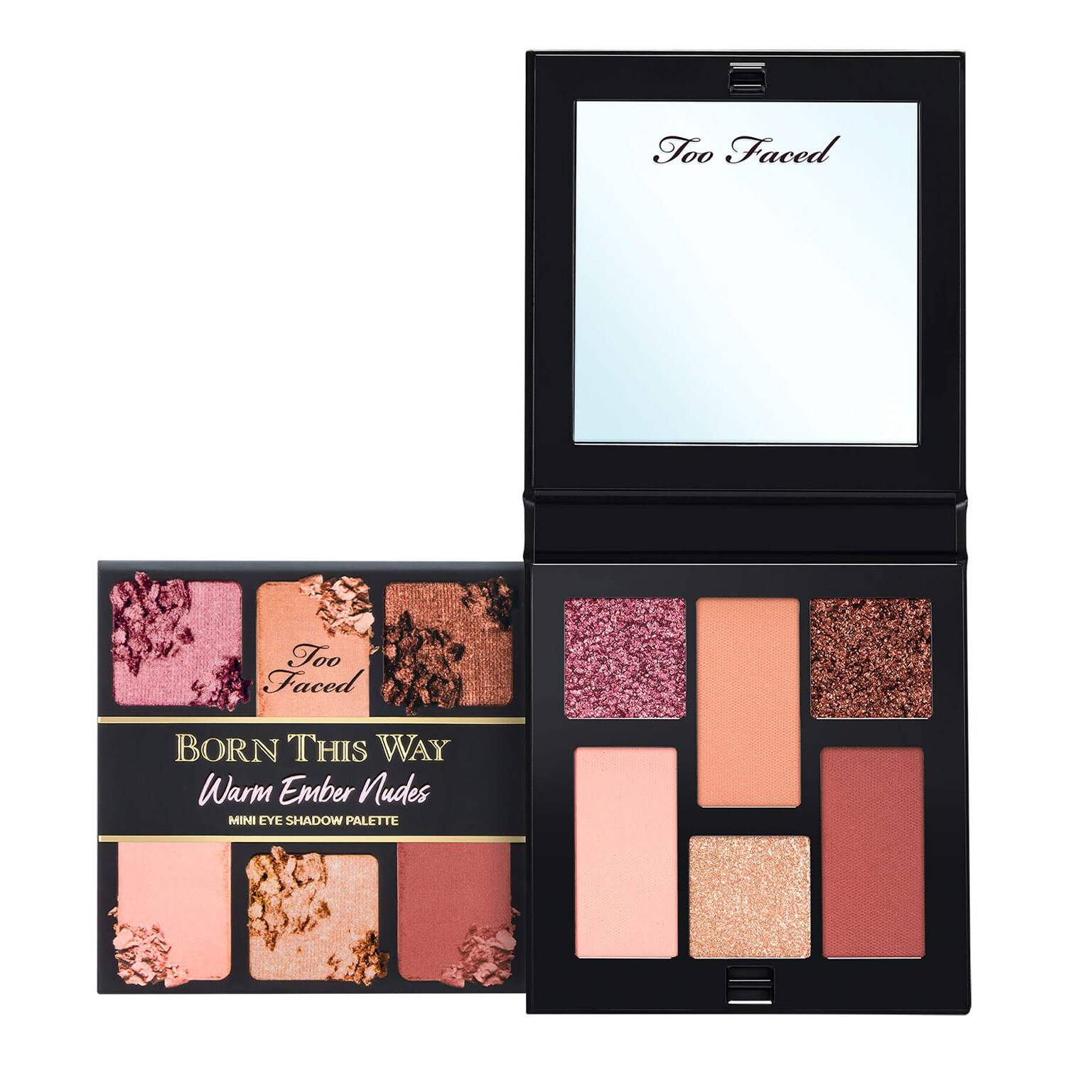 Too Faced Born This Way Warm Ember Nudes Mini Eyeshadow Palette 5.7G