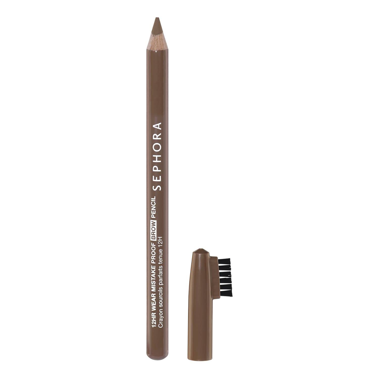 Sephora Collection 12Hr Wear Mistake Proof Brow Pencil Long Wear 1.14G 02 Nutmeg Brown