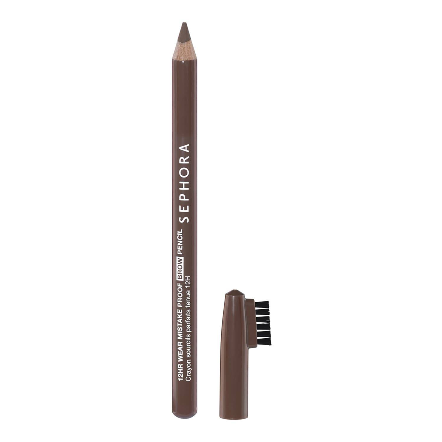 Sephora Collection 12Hr Wear Mistake Proof Brow Pencil Long Wear 1.14G 04 Midnight Brown
