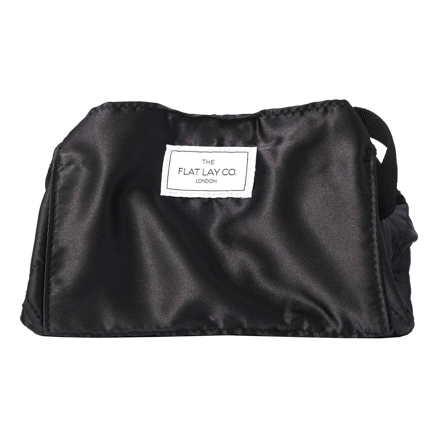 THE FLAT LAY CO. Open Flat Makeup Bag Silky Black