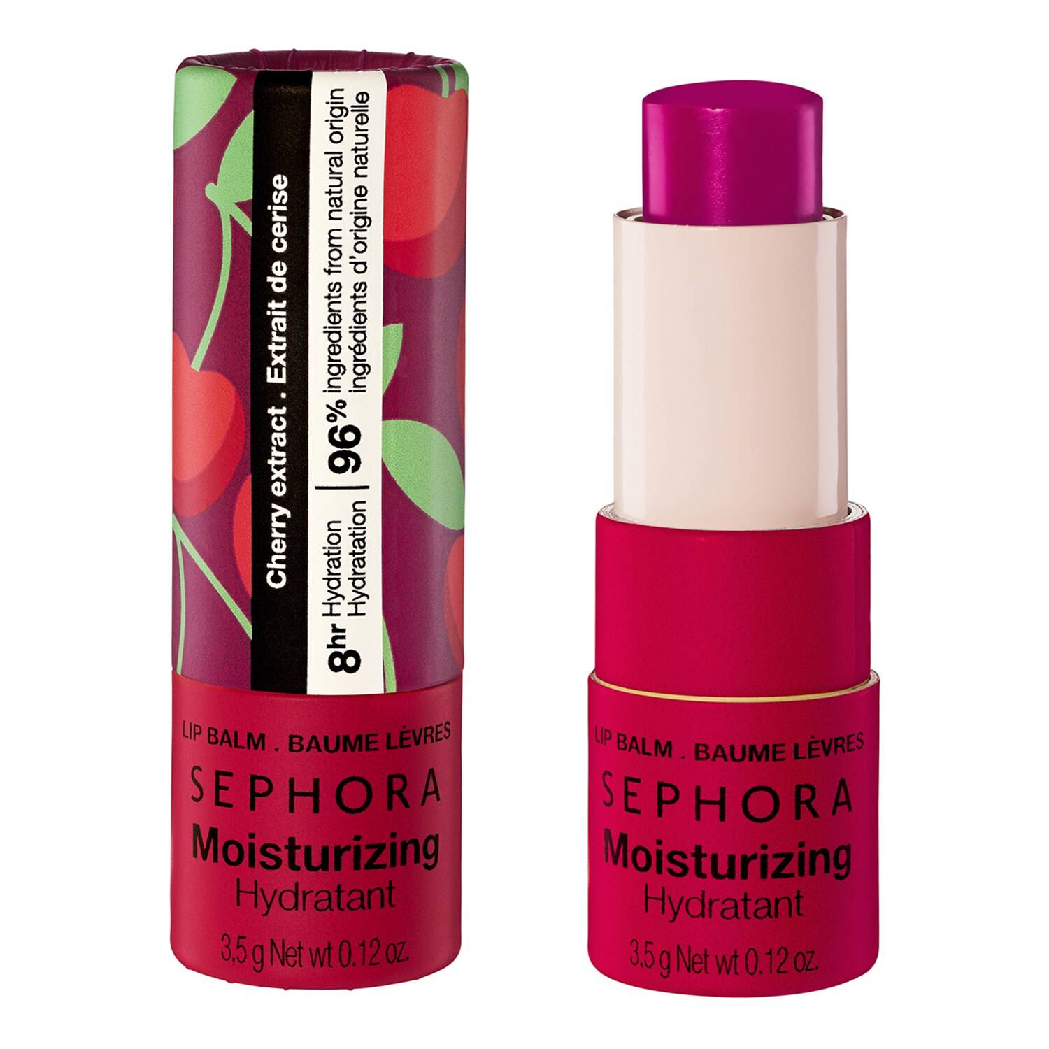 Sephora Collection Moisturizing Lip Balm 8 Hours Hydration 3.5G Cherry