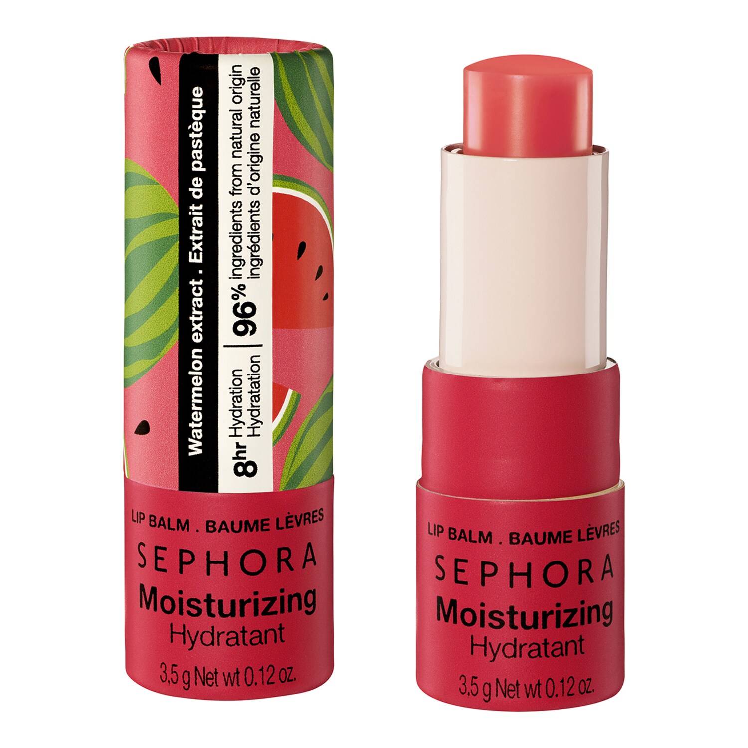 Sephora Collection Moisturizing Lip Balm 8 Hours Hydration 3.5G Watermelon