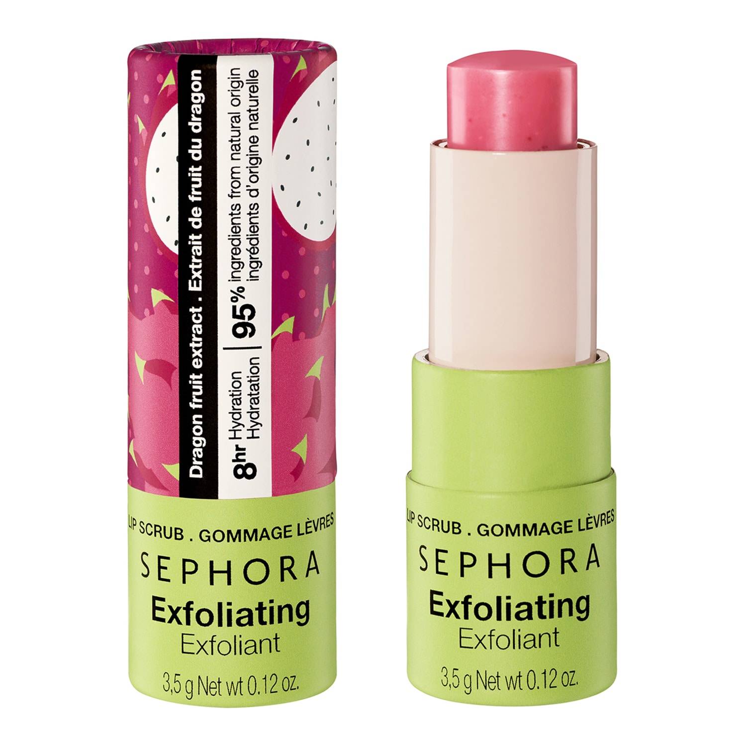 Sephora Collection Exfoliating Lip Scrub 8H Hydration 3.5G Dragon Fruit