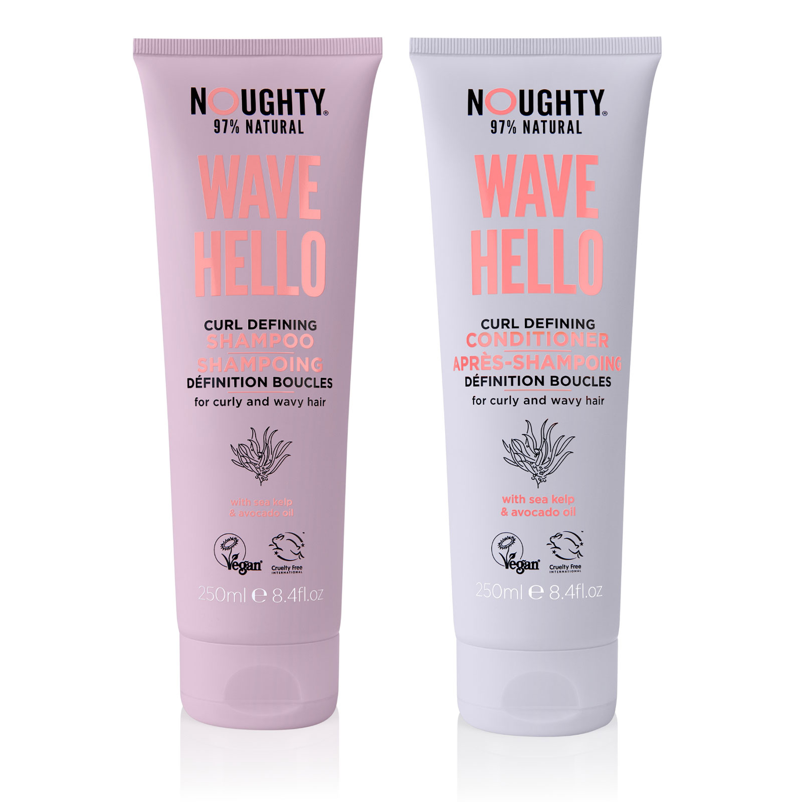 Noughty Wave Hello Shampoo & Conditioner Duo