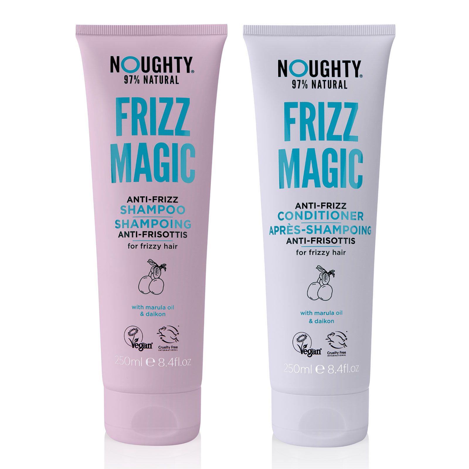 Noughty Frizz Magic Shampoo & Conditioner Duo