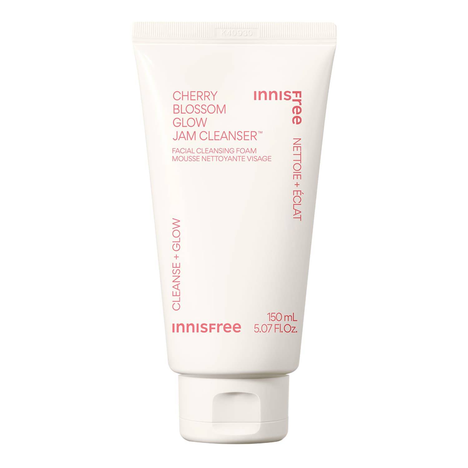 Innisfree Cherry Blossom Glow Jam Cleanser - Cleansing Foam Radiance & Glow 150Ml