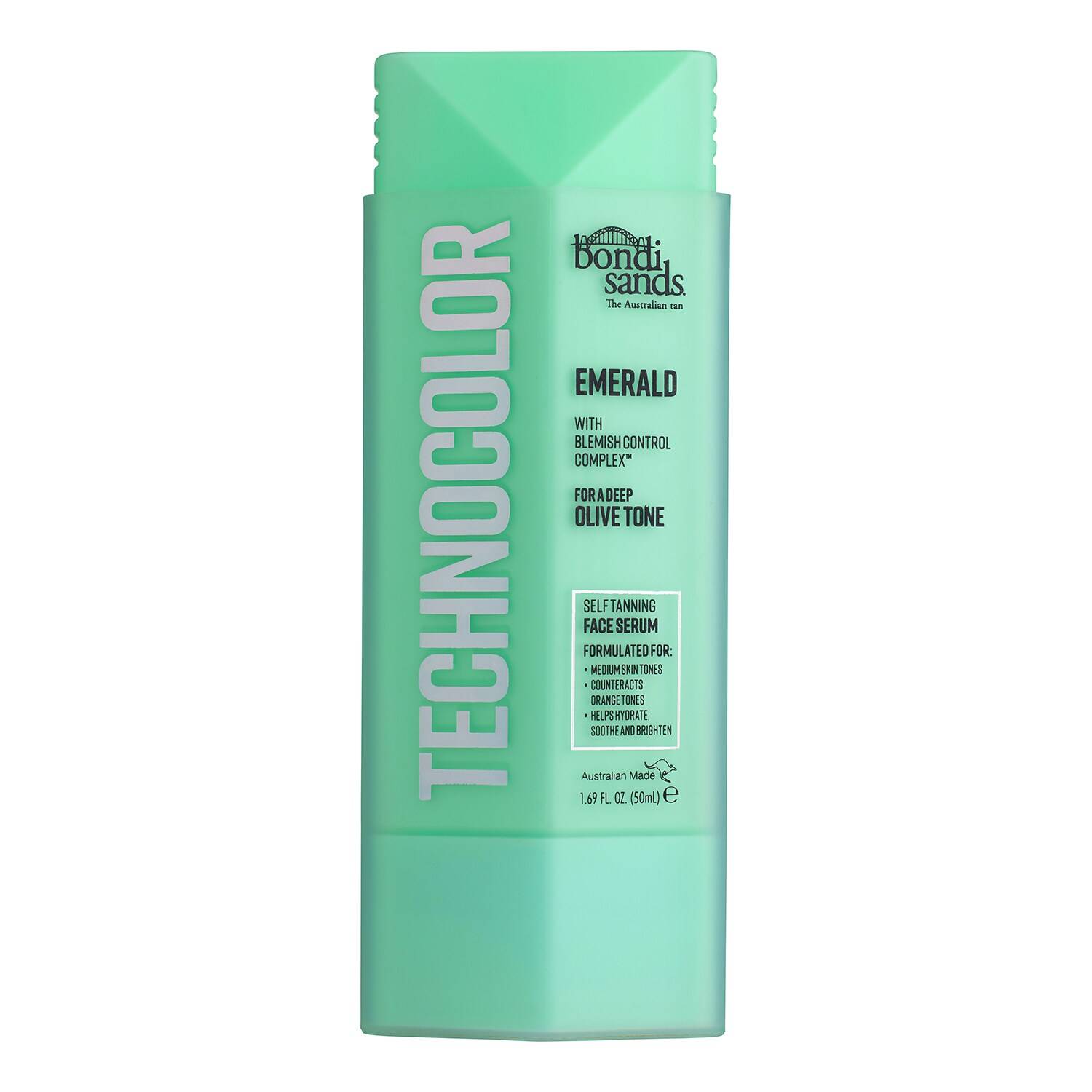 Bondi Sands Technocolor Self Tanning Face Serum 50Ml Emerald