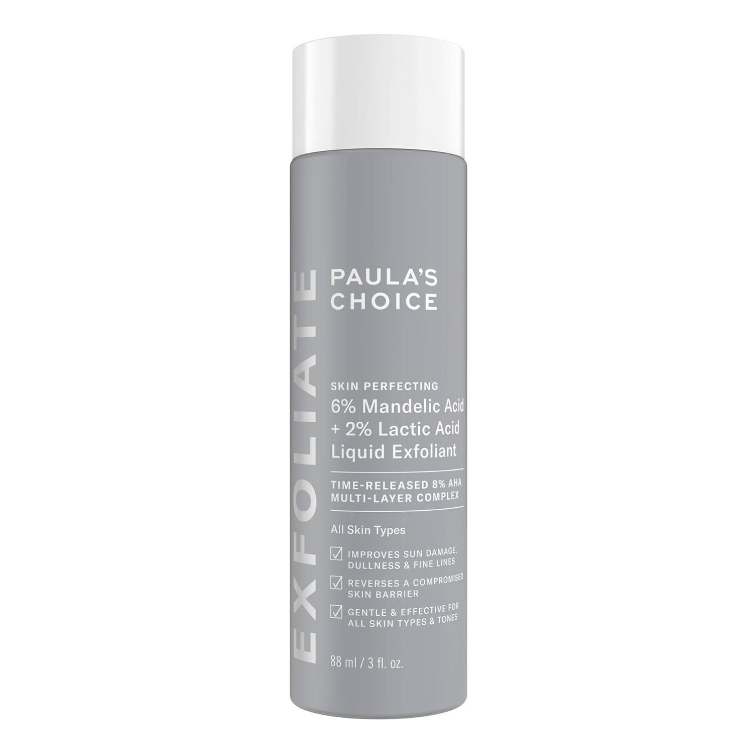 Paula's Choice 6% Mandelic + 2% Lactic Acid Liquid Exfoliant 88Ml