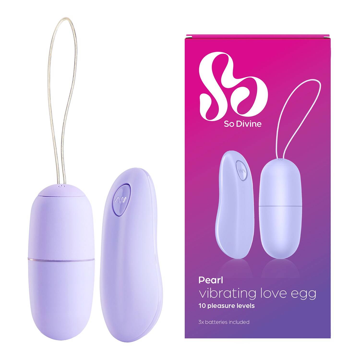 So Divine Pearl Remote Control Love Egg 121G