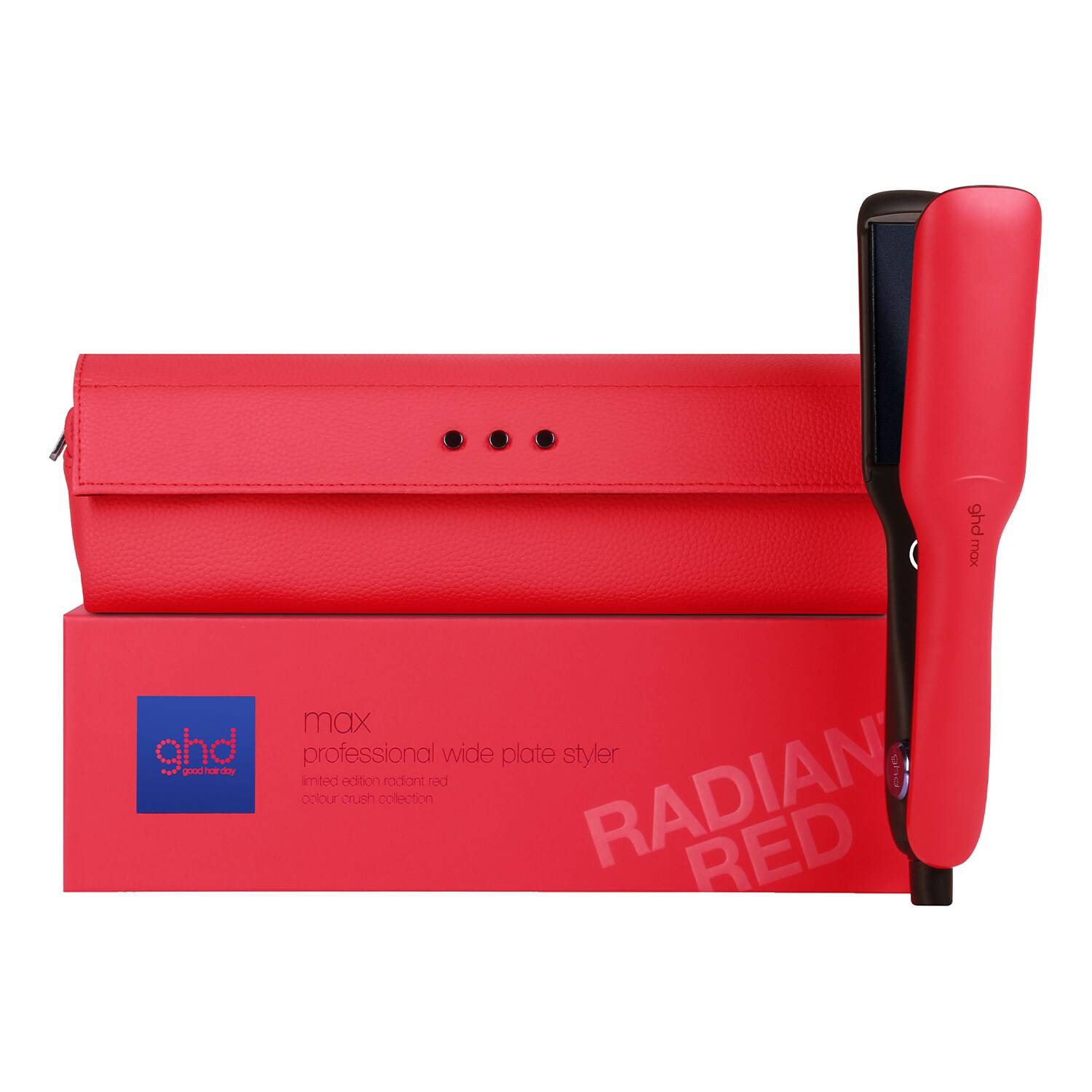 Ghd Max Professional Wide Plate Hair Styler In Radiant Red - Limited Edition