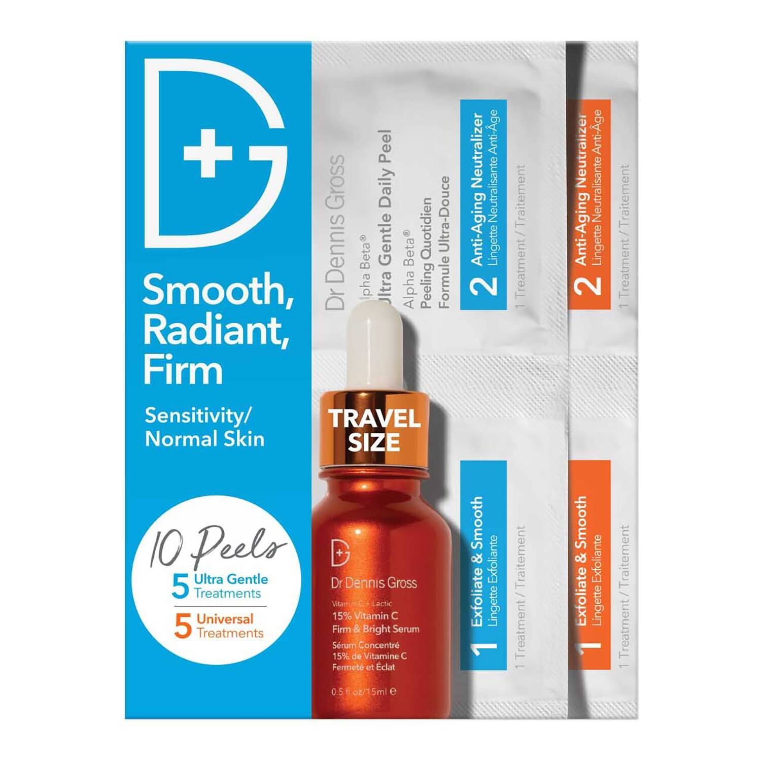 Dr Dennis Gross Smooth, Radiant Firm Sensitive/Normal Skin Kit
